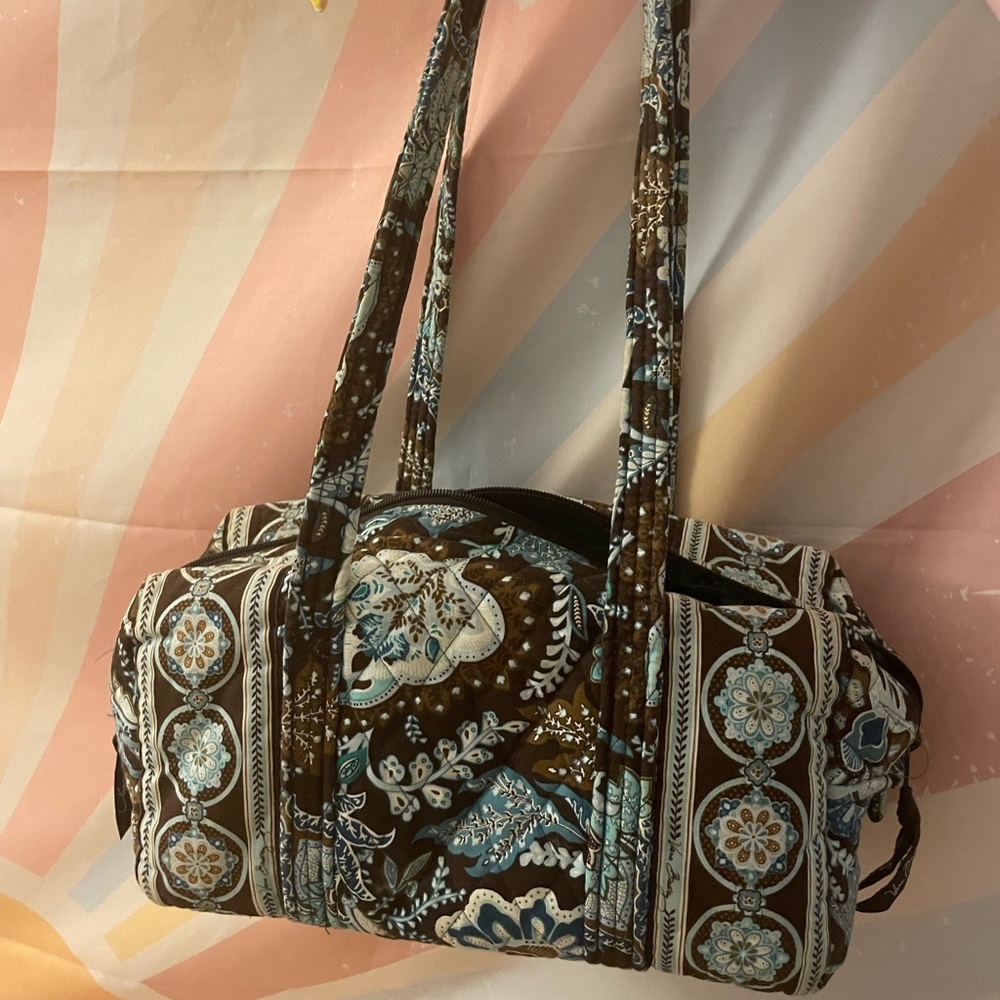 Vera Bradley Java Blue Mini Bowler - image 2